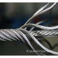 304 ROPE DE VIEUX en acier inoxydable 7x19 14,0 mm